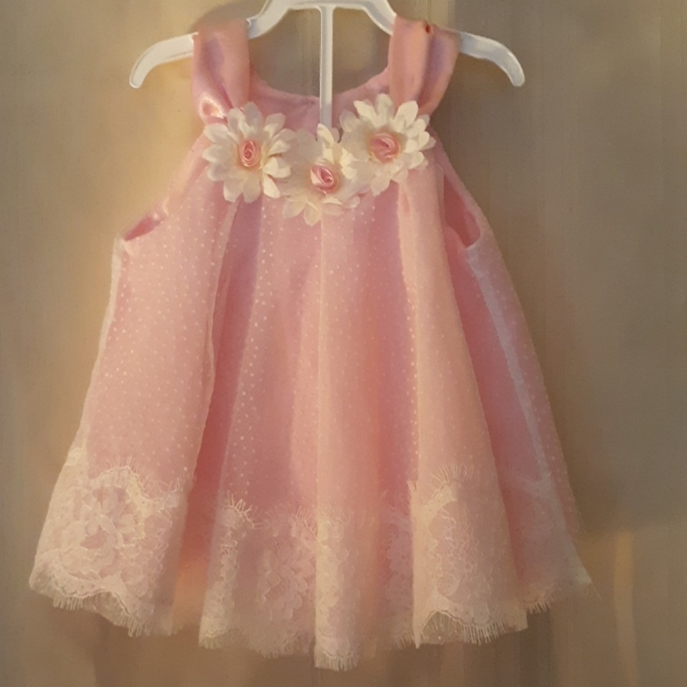 18 month girls rare Edition pink dressy sundress